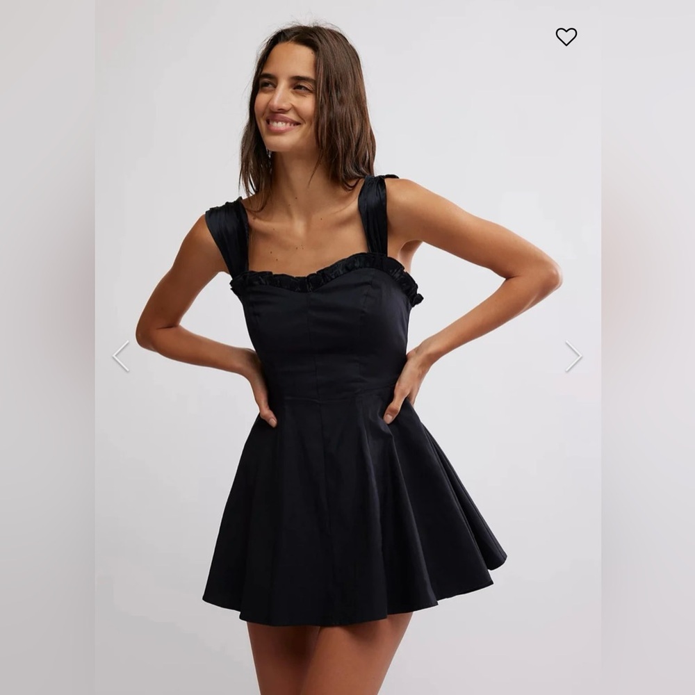 FREE PEOPLE | ✨NEW✨ Midnight Magic Mini Dress in Black Combo - Picture 3 of 5